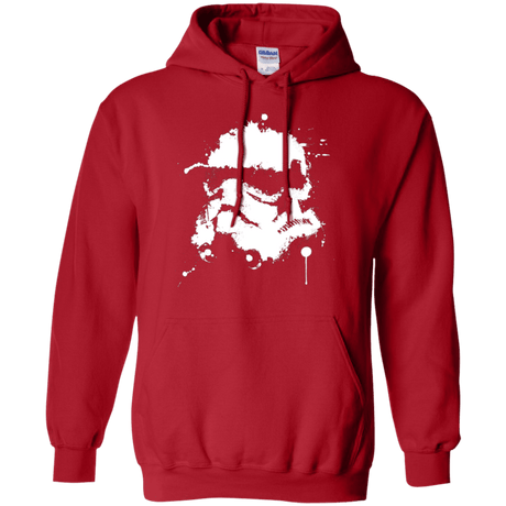 Sweatshirts Red / Small Splatted Helmet Pullover Hoodie