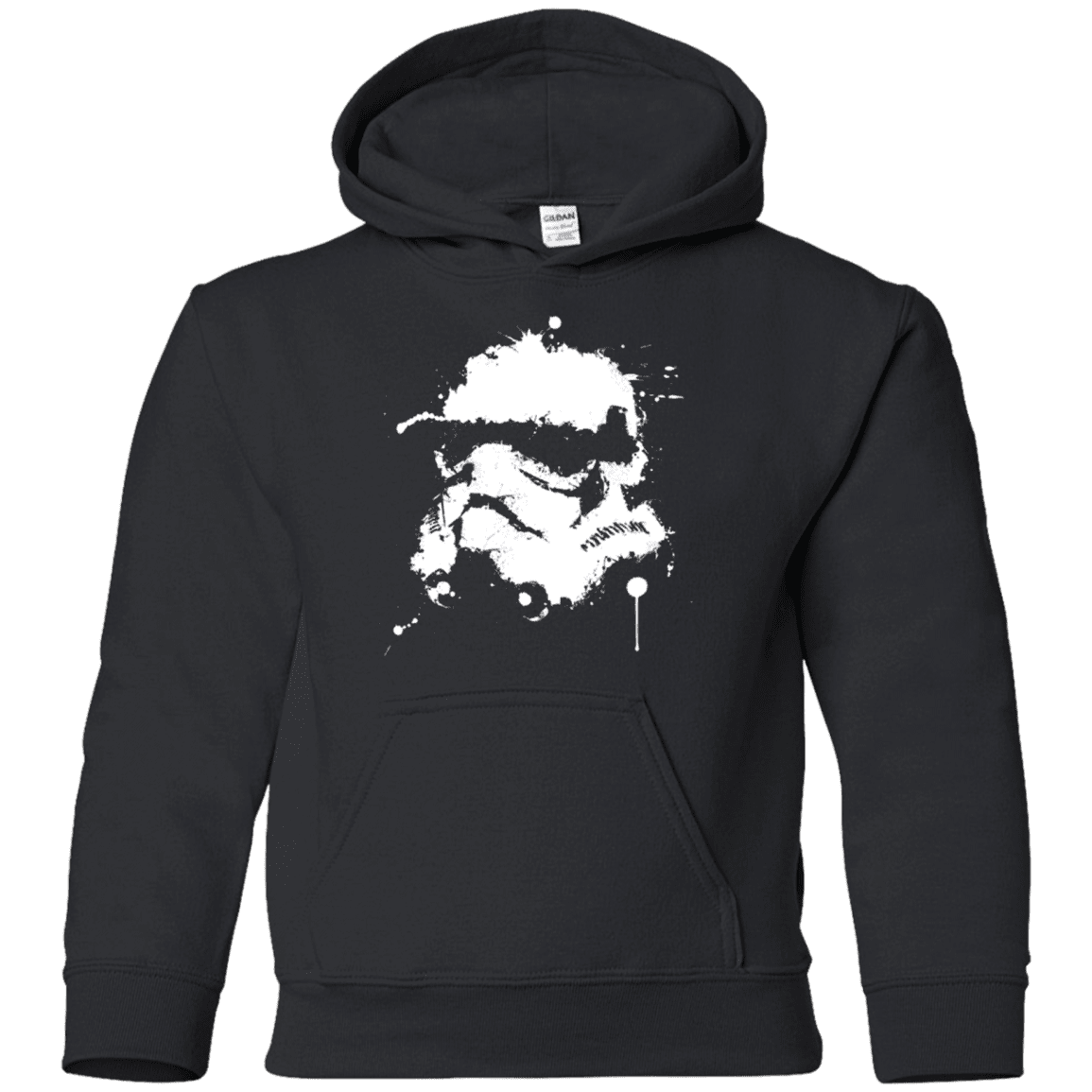 Sweatshirts Black / YS Splatted Helmet Youth Hoodie