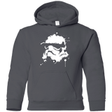 Sweatshirts Charcoal / YS Splatted Helmet Youth Hoodie