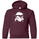 Sweatshirts Maroon / YS Splatted Helmet Youth Hoodie