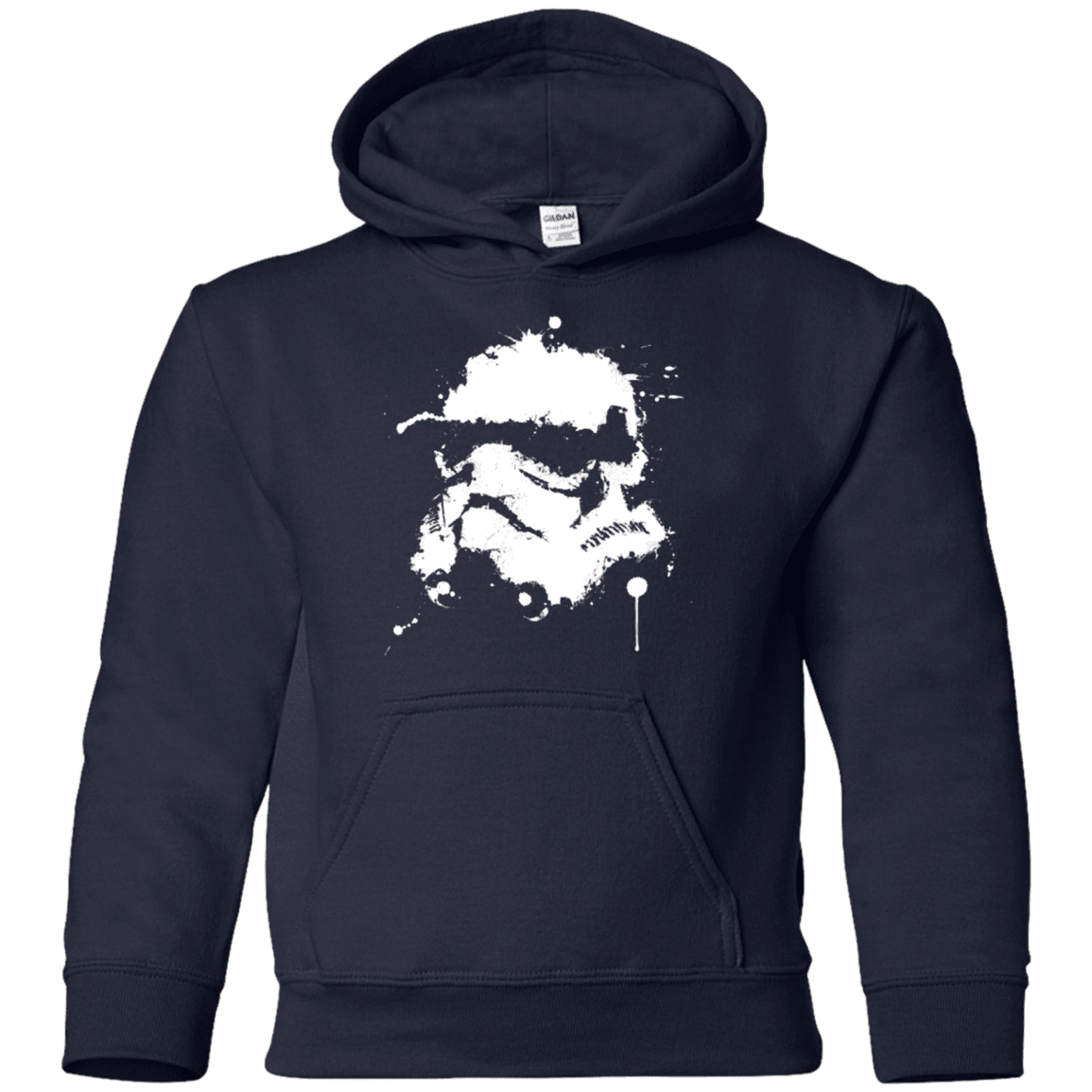 Sweatshirts Navy / YS Splatted Helmet Youth Hoodie