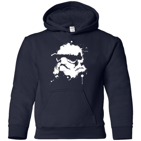 Sweatshirts Navy / YS Splatted Helmet Youth Hoodie