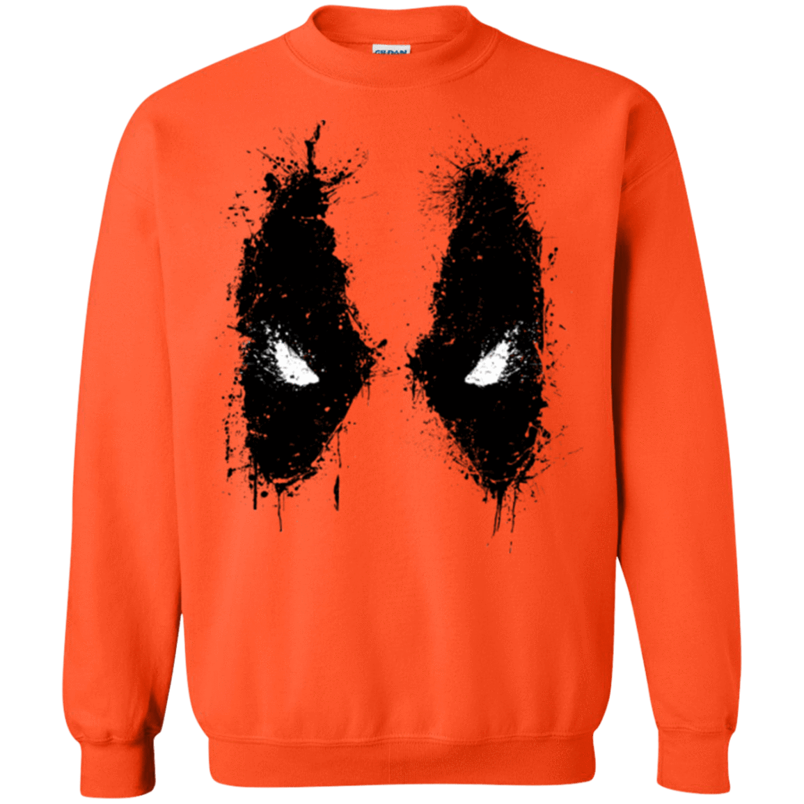 Sweatshirts Orange / Small Splatted Merc Crewneck Sweatshirt