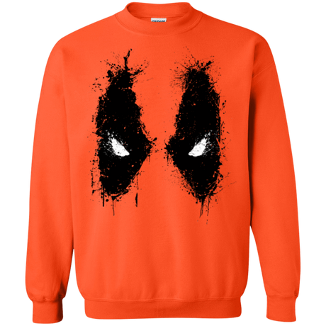 Sweatshirts Orange / Small Splatted Merc Crewneck Sweatshirt