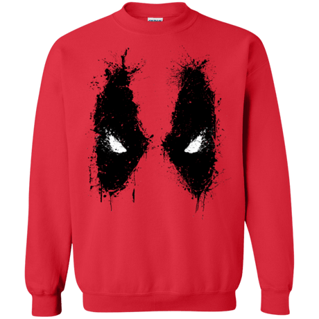 Sweatshirts Red / Small Splatted Merc Crewneck Sweatshirt
