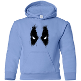 Sweatshirts Carolina Blue / YS Splatted Merc Youth Hoodie