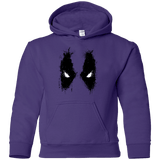 Sweatshirts Purple / YS Splatted Merc Youth Hoodie