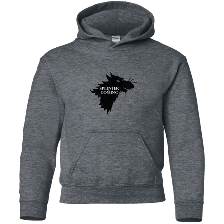 Sweatshirts Dark Heather / YS Splinter is Coming Youth Hoodie