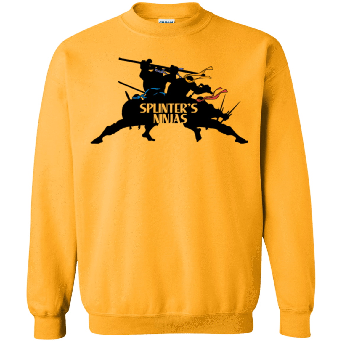 Sweatshirts Gold / S Splinters Ninjas Crewneck Sweatshirt