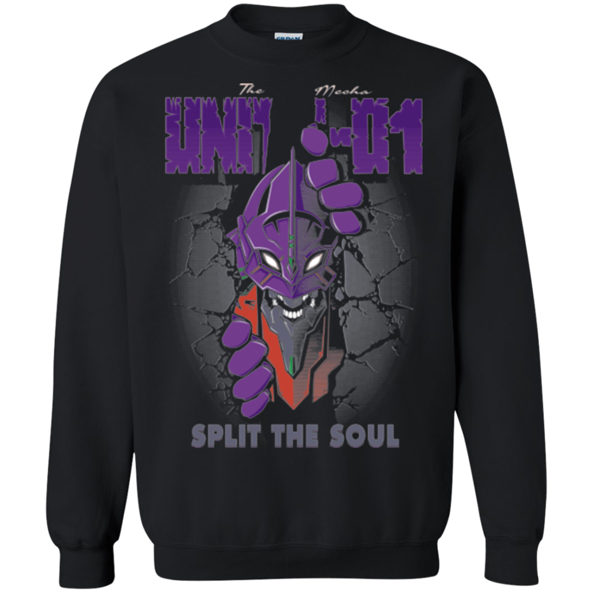 Sweatshirts Black / Small Split the soul Crewneck Sweatshirt
