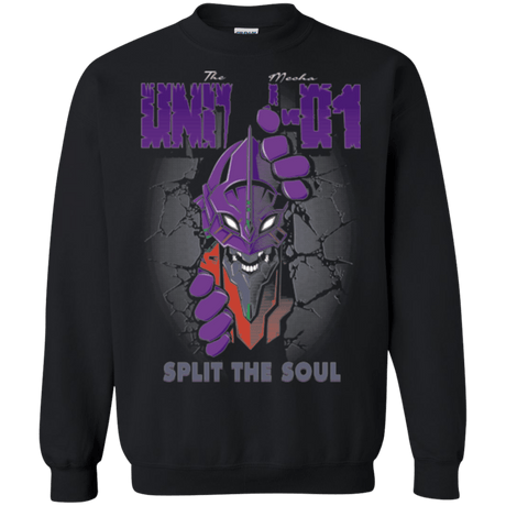 Sweatshirts Black / Small Split the soul Crewneck Sweatshirt