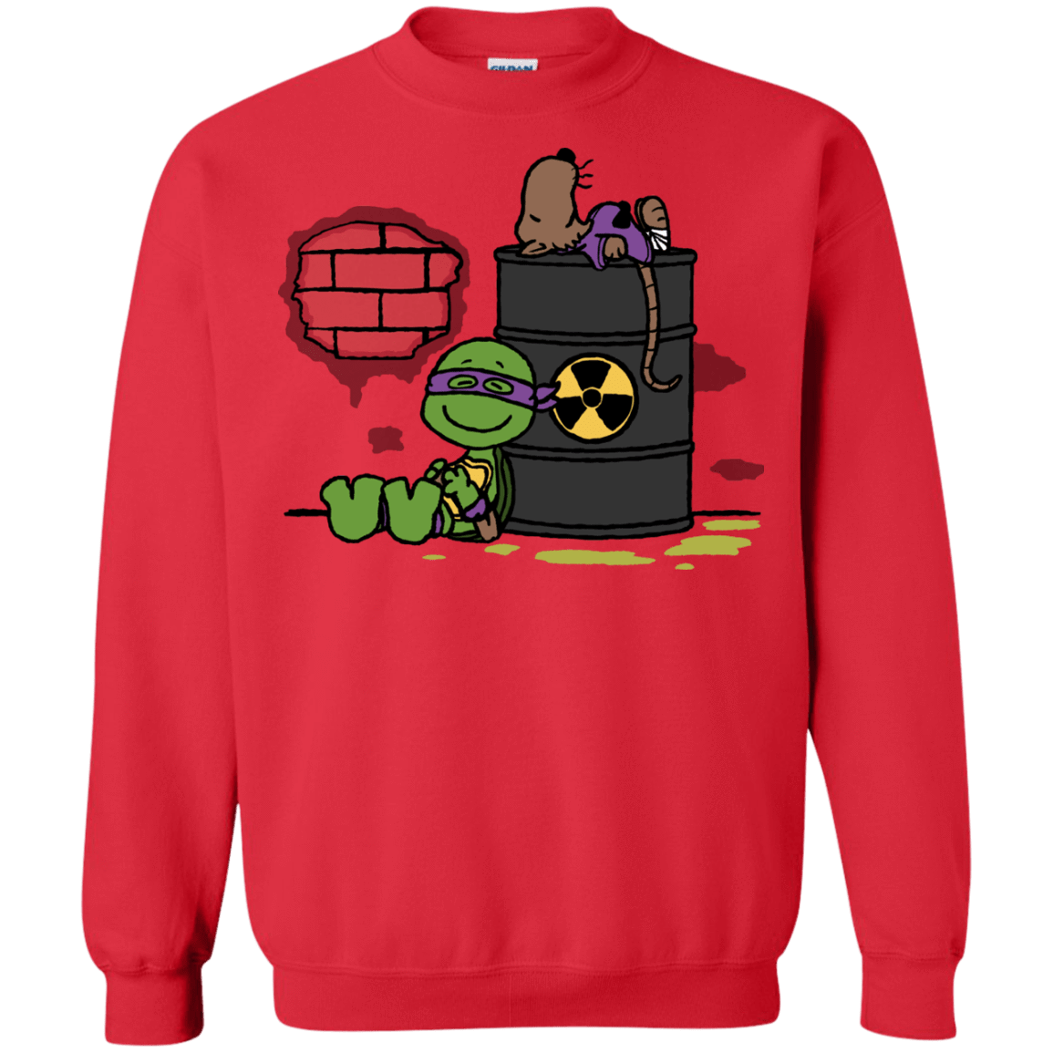 Sweatshirts Red / S Splooty Crewneck Sweatshirt