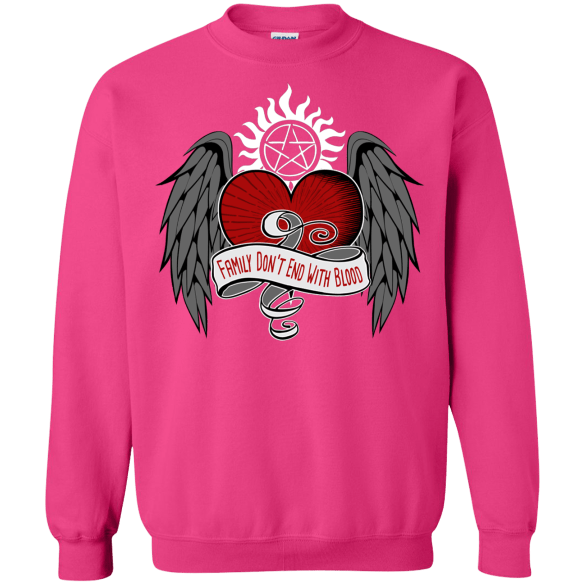 Sweatshirts Heliconia / S SPN Tattoo Crewneck Sweatshirt