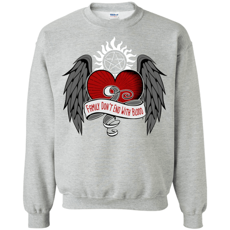 Sweatshirts Sport Grey / S SPN Tattoo Crewneck Sweatshirt