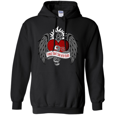 Sweatshirts Black / S SPN Tattoo Pullover Hoodie