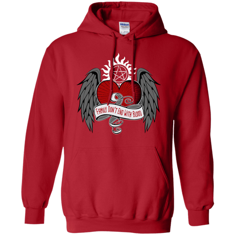 Sweatshirts Red / S SPN Tattoo Pullover Hoodie