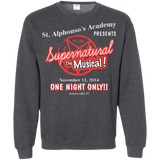 Sweatshirts Dark Heather / S SPN The Musical Crewneck Sweatshirt