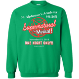 Sweatshirts Irish Green / S SPN The Musical Crewneck Sweatshirt