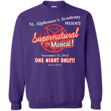 Sweatshirts Purple / S SPN The Musical Crewneck Sweatshirt