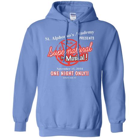 Sweatshirts Carolina Blue / S SPN The Musical Pullover Hoodie