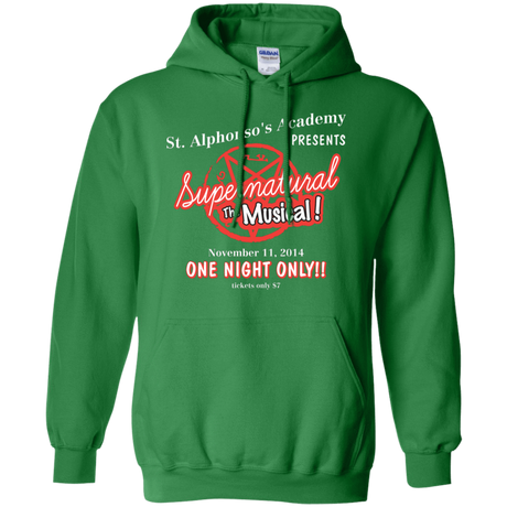 Sweatshirts Irish Green / S SPN The Musical Pullover Hoodie