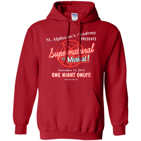 Sweatshirts Red / S SPN The Musical Pullover Hoodie