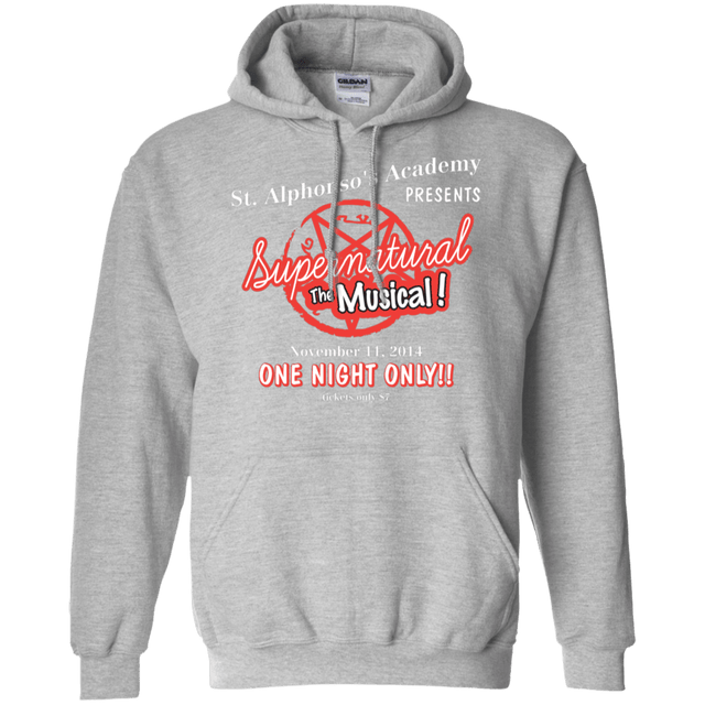Sweatshirts Sport Grey / S SPN The Musical Pullover Hoodie