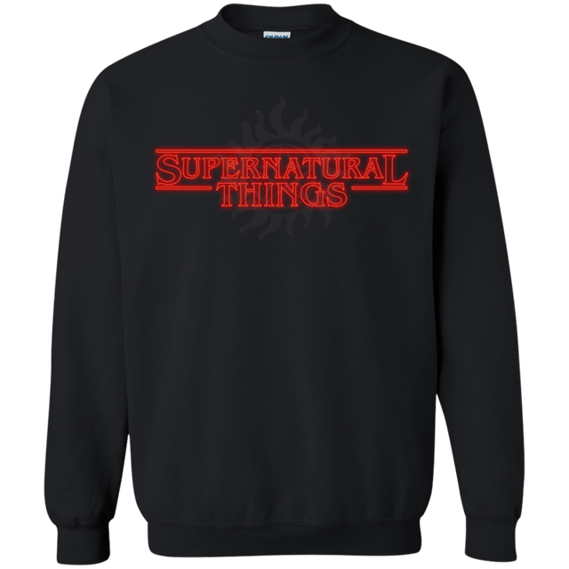 Sweatshirts Black / S SPN Things Crewneck Sweatshirt