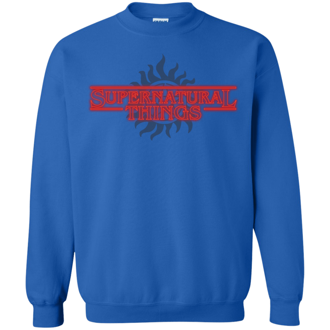 Sweatshirts Royal / S SPN Things Crewneck Sweatshirt