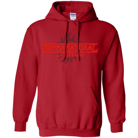 Sweatshirts Red / S SPN Things Pullover Hoodie