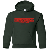 Sweatshirts Forest Green / YS SPN Things Youth Hoodie