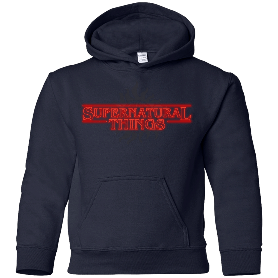 Sweatshirts Navy / YS SPN Things Youth Hoodie