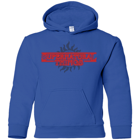 Sweatshirts Royal / YS SPN Things Youth Hoodie