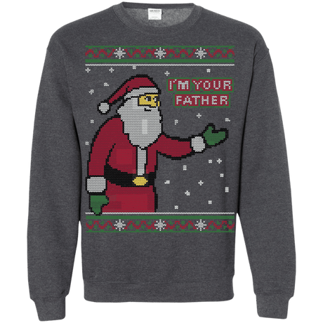 Sweatshirts Dark Heather / Small Spoiler Christmas Sweater Crewneck Sweatshirt