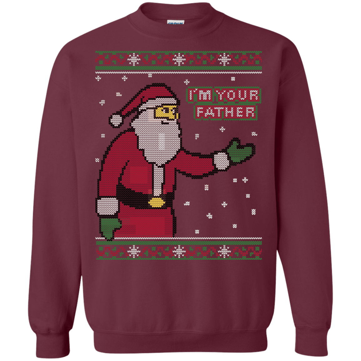 Sweatshirts Maroon / Small Spoiler Christmas Sweater Crewneck Sweatshirt