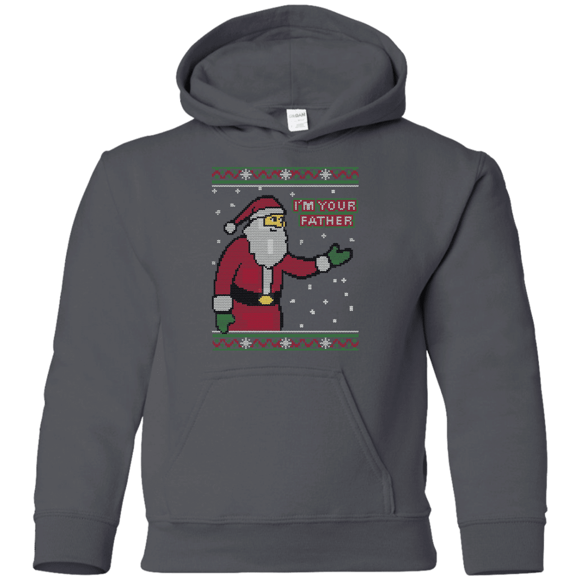 Sweatshirts Charcoal / YS Spoiler Christmas Sweater Youth Hoodie