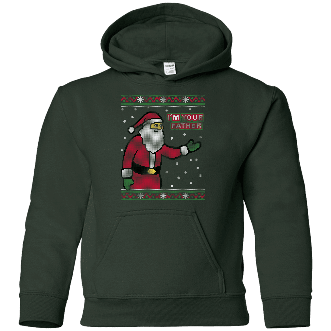 Sweatshirts Forest Green / YS Spoiler Christmas Sweater Youth Hoodie