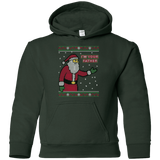 Sweatshirts Forest Green / YS Spoiler Christmas Sweater Youth Hoodie