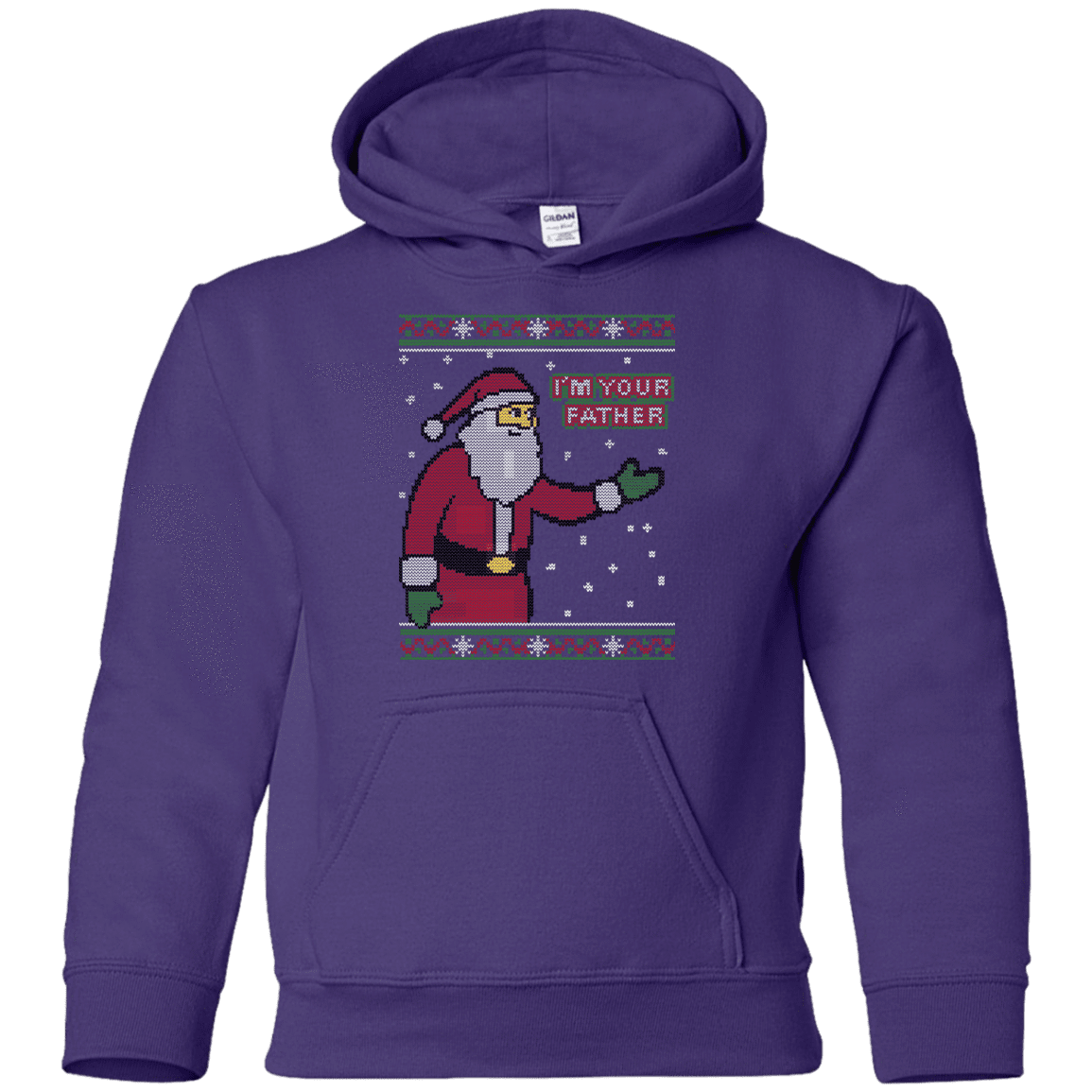 Sweatshirts Purple / YS Spoiler Christmas Sweater Youth Hoodie