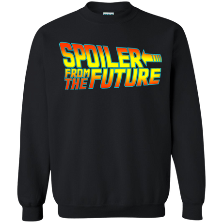Sweatshirts Black / Small Spoiler from the future Crewneck Sweatshirt