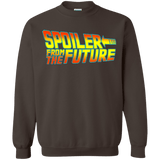 Sweatshirts Dark Chocolate / Small Spoiler from the future Crewneck Sweatshirt