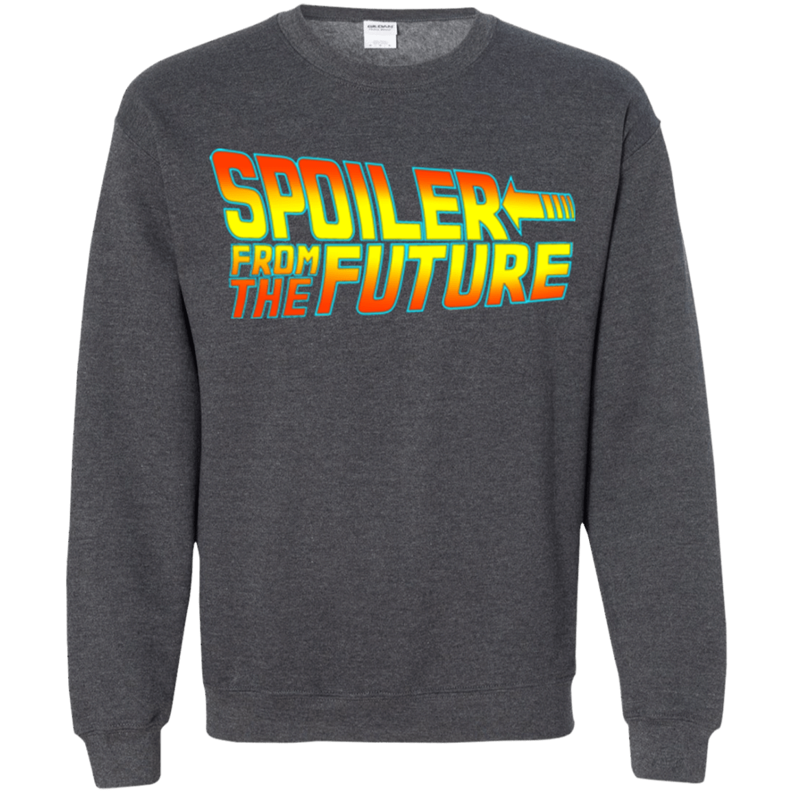 Sweatshirts Dark Heather / Small Spoiler from the future Crewneck Sweatshirt