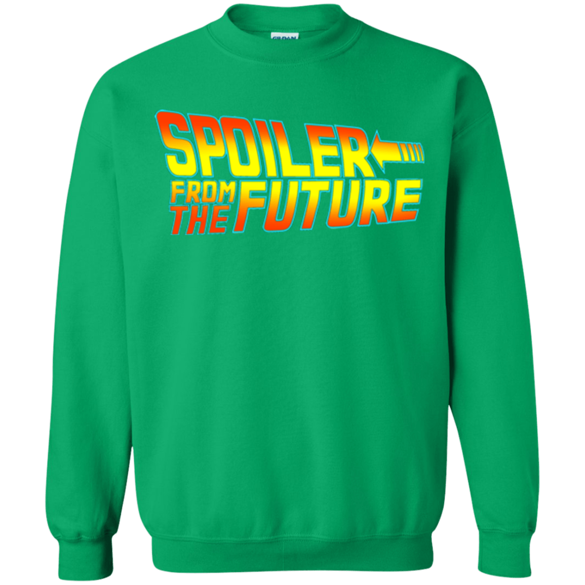 Sweatshirts Irish Green / Small Spoiler from the future Crewneck Sweatshirt
