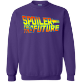 Sweatshirts Purple / Small Spoiler from the future Crewneck Sweatshirt