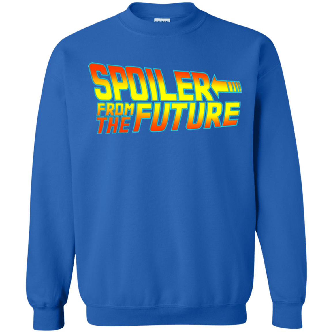 Sweatshirts Royal / Small Spoiler from the future Crewneck Sweatshirt