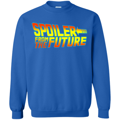 Sweatshirts Royal / Small Spoiler from the future Crewneck Sweatshirt