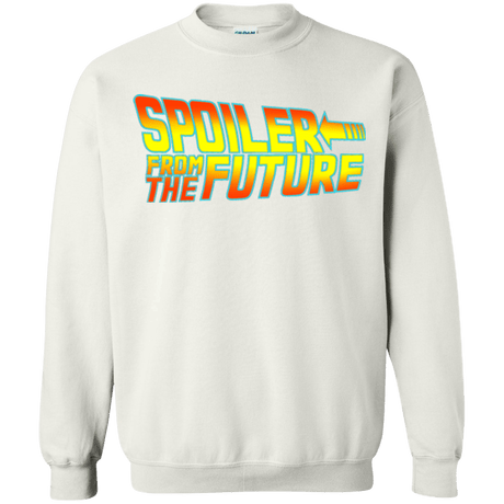 Sweatshirts White / Small Spoiler from the future Crewneck Sweatshirt