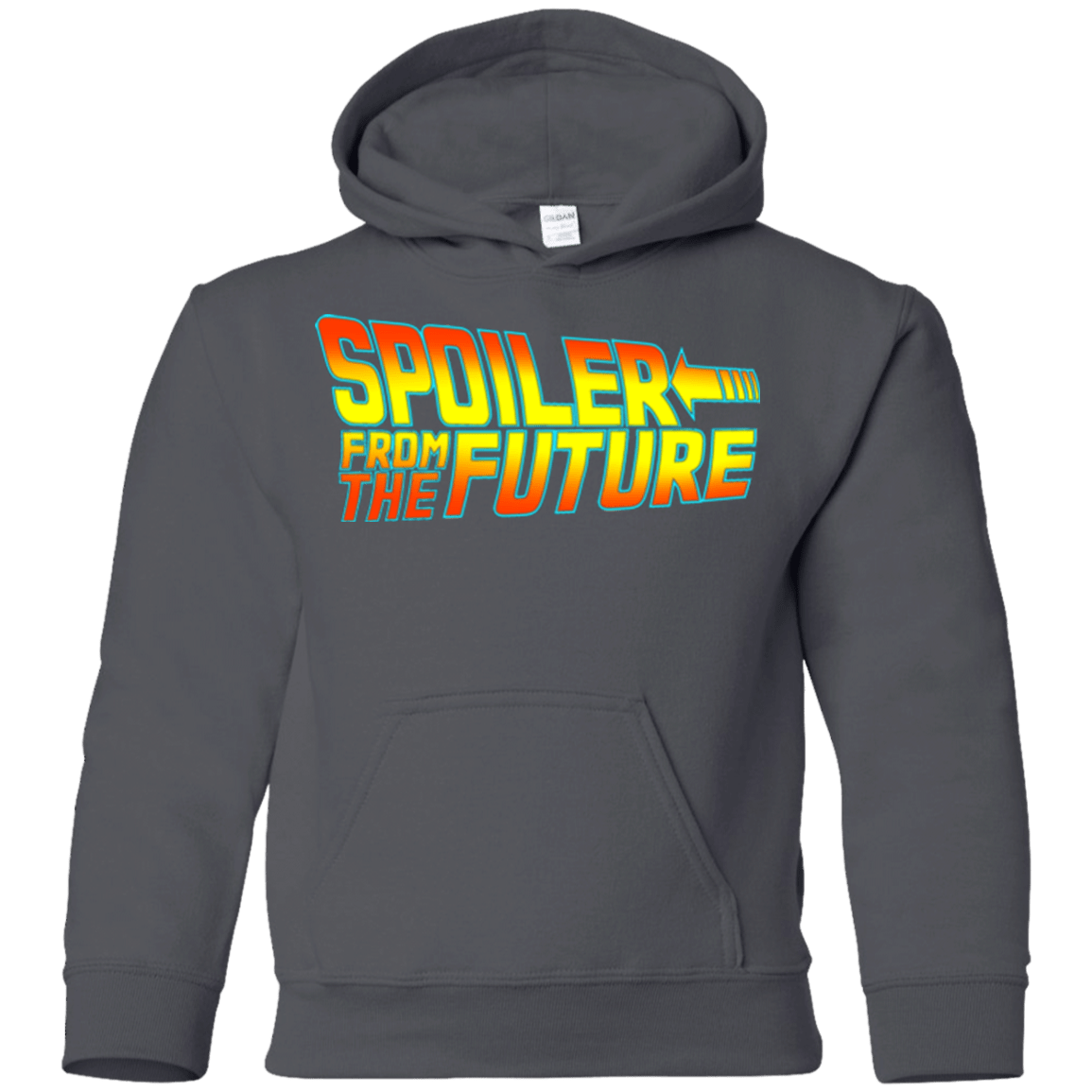 Sweatshirts Charcoal / YS Spoiler from the future Youth Hoodie