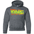 Sweatshirts Dark Heather / YS Spoiler from the future Youth Hoodie
