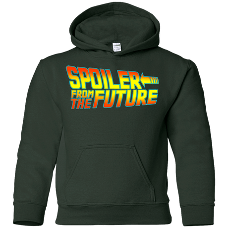 Sweatshirts Forest Green / YS Spoiler from the future Youth Hoodie
